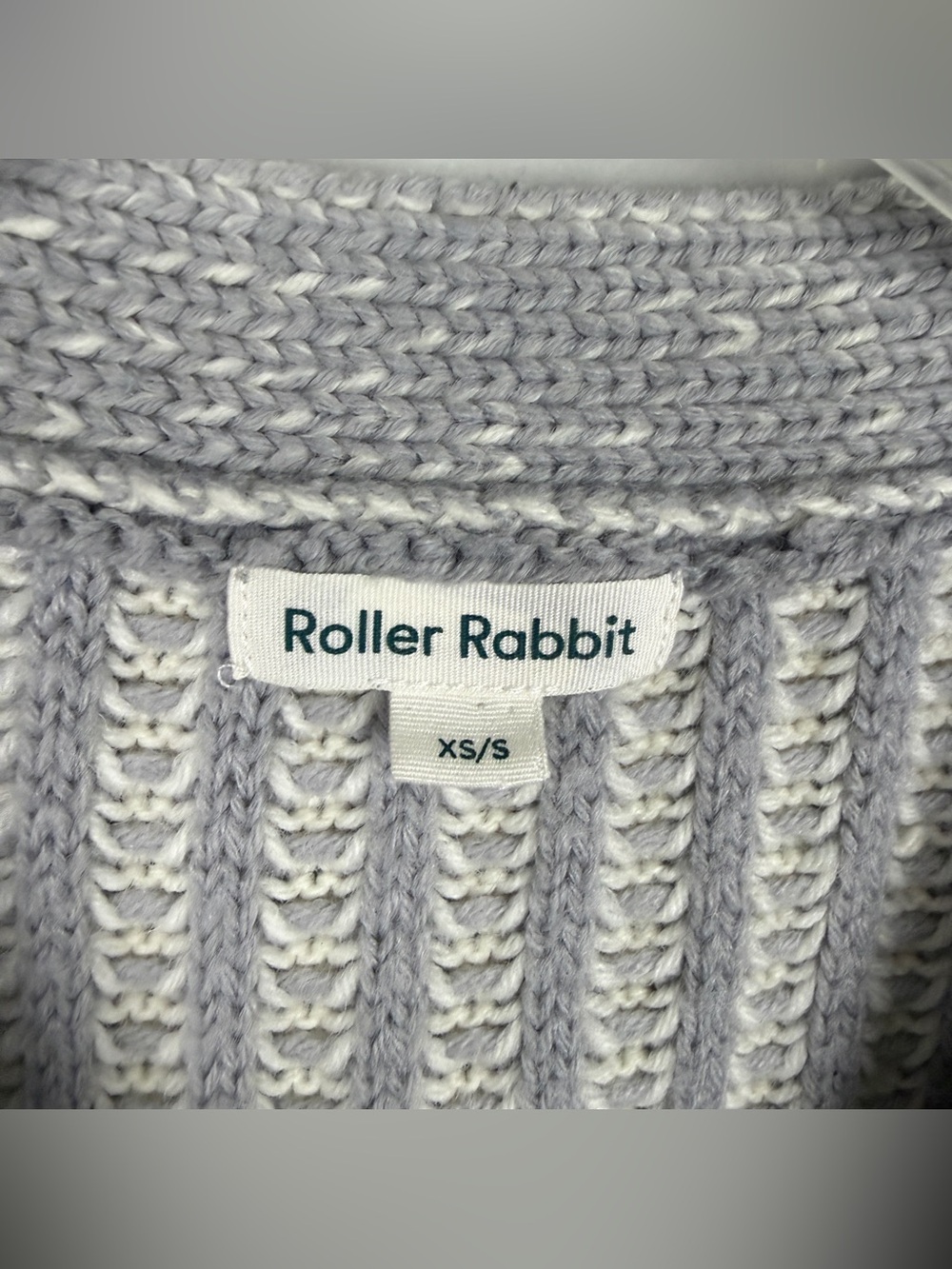 Roller Rabbit Knit Chunky Oversized Button Cardigan - Picture 5 of 6